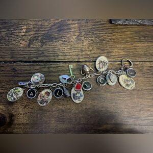 Alice in Wonderland charm bracelet
